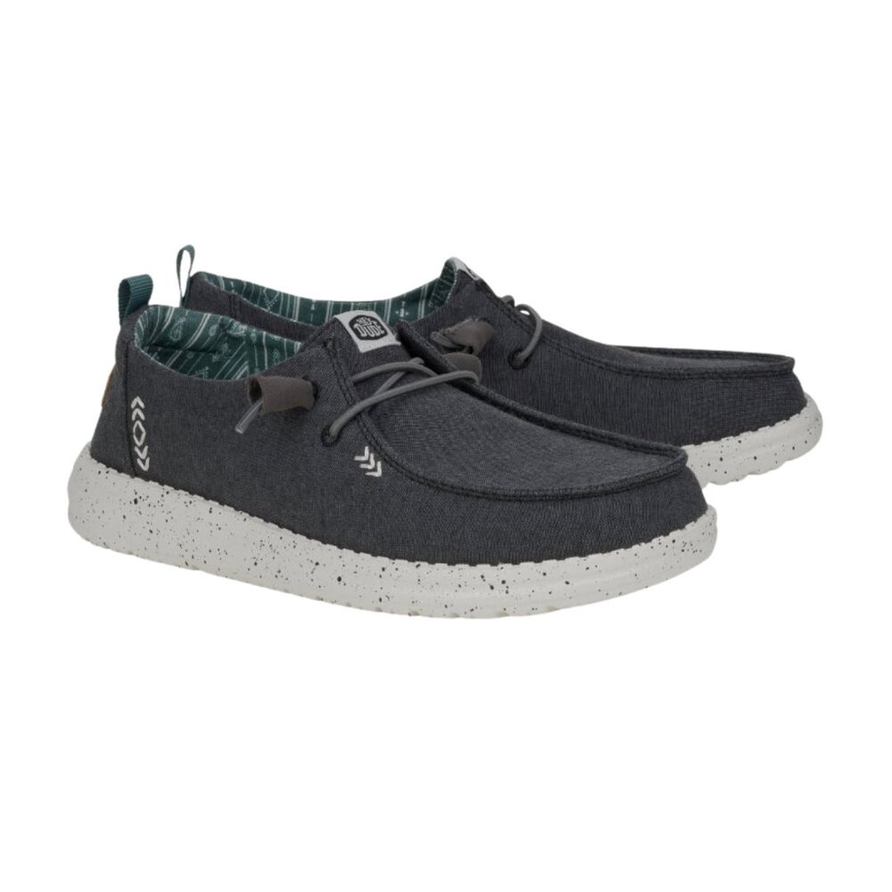 Hey Dude Women’s Charcoal Gray Slip-On Sneakers